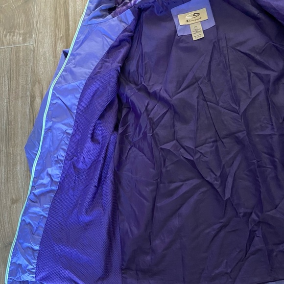 Champion venture dry plum hooded rain ☔️ jacket size XL 14-16 | - Picture 10 of 14